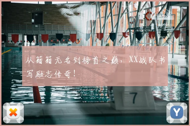 从籍籍无名到榜首之巅，XX战队书写励志传奇！